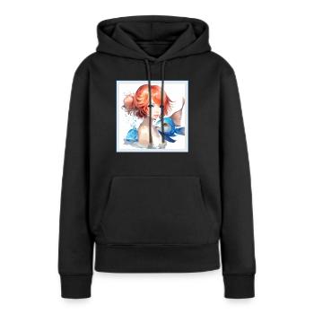 Anime Girl Japanese Aesthetic Anime Gift - Women’s Premium Organic Hoodie - black - Front - Julia (174cm)