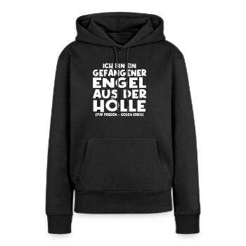 Gefallener Engel aus der Hölle - Frauen Premium Bio Hoodie - Schwarz - Vorne - Julia (174cm)