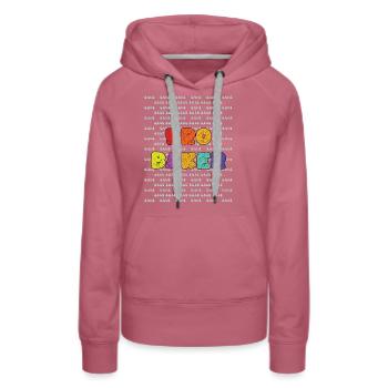 Profi-Bäcker - Frauen Premium Bio Hoodie - Malve - Vorne - Isabella (175cm)