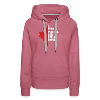 Sirop d’érable Maple Tree Sap Tapping Sugaring Tapper - Sweat à capuche Premium bio Femme - mauve - Devant - Isabella (175cm)