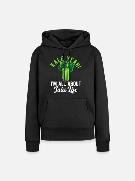 Juicing Men Women Juicer Cleanse Smoothie Juice - Women’s Premium Organic Hoodie - black