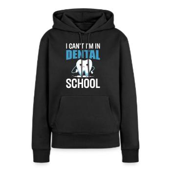 Dental Zahnarzt Dentalmedizin Zahnmedizin - Frauen Premium Bio Hoodie - Schwarz - Vorne - Julia (174cm)