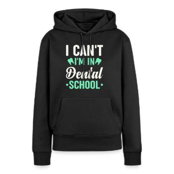 Dental Schule Zahnarzt Dentalmedizin - Frauen Premium Bio Hoodie - Schwarz - Vorne - Julia (174cm)