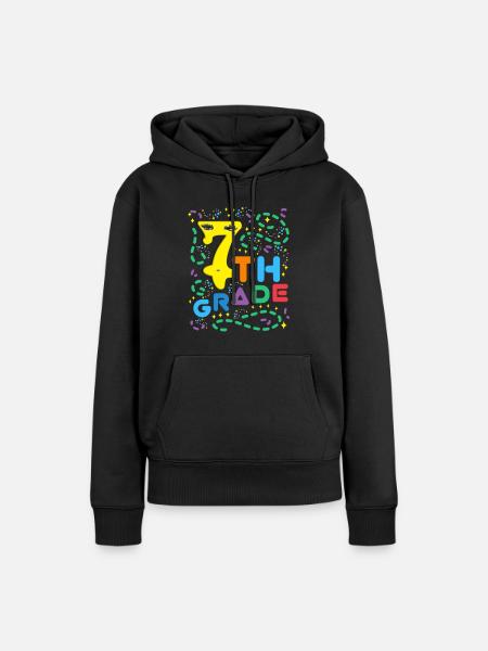 Sieben Grader - 7th Grade - Frauen Premium Bio Hoodie - Schwarz