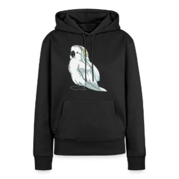 Papagei Braut Schleier Hochzeit - Frauen Premium Bio Hoodie - Schwarz - Vorne - Julia (174cm)