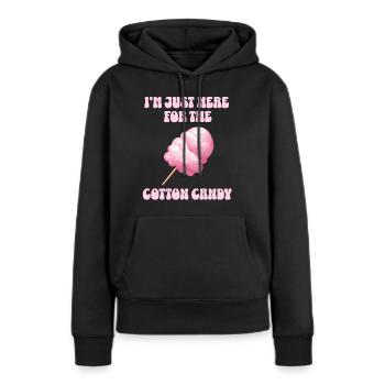 Cotton Candy Lover - Women’s Premium Organic Hoodie - black - Front - Julia (174cm)