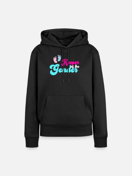 Hüter des Geschlechts - Frauen Premium Bio Hoodie - Schwarz