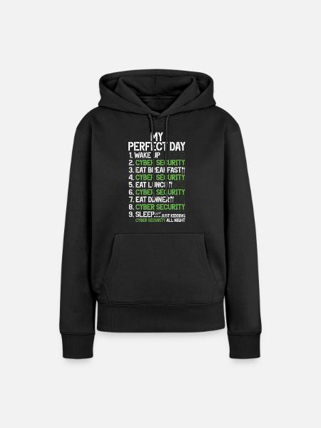 Cyber-sicherheits-hacker-hacking - Frauen Premium Bio Hoodie - Schwarz