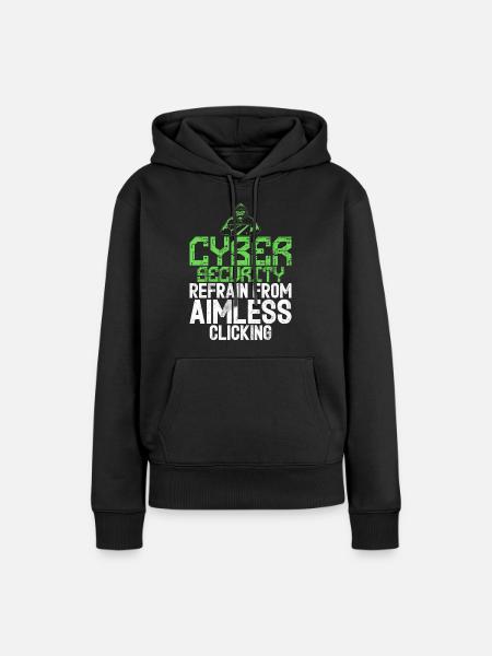 Cyber-sicherheits-hacker-hacking - Frauen Premium Bio Hoodie - Schwarz