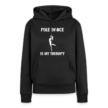 Women's pole dancing pole dancing - Women’s Premium Organic Hoodie - black - Front - Julia (174cm)