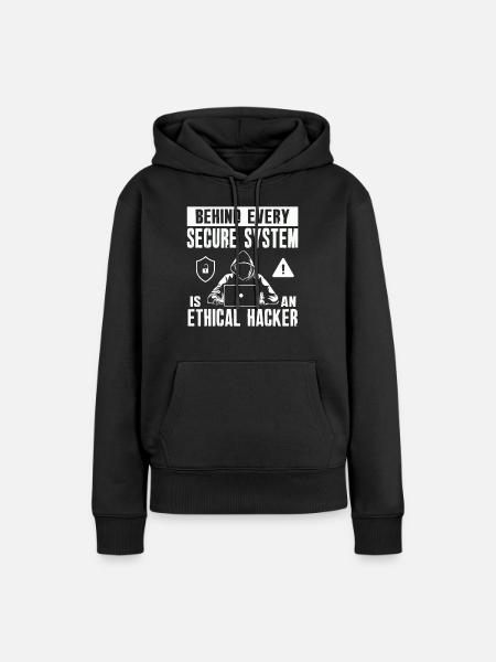 Ethische Hacker-Cybersicherheitsexpertise - Frauen Premium Bio Hoodie - Schwarz