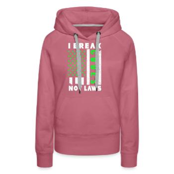 Ethische Hacker-Cybersicherheitsexpertise - Frauen Premium Bio Hoodie - Malve - Vorne - Isabella (175cm)