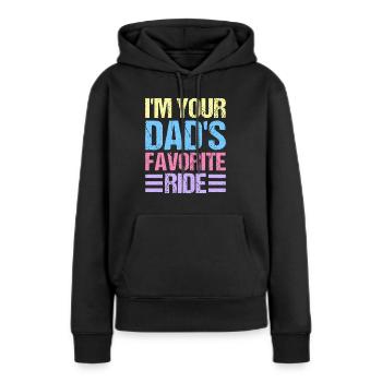Liebstes Gefährt deines Vater - Frauen Premium Bio Hoodie - Schwarz - Vorne - Julia (174cm)