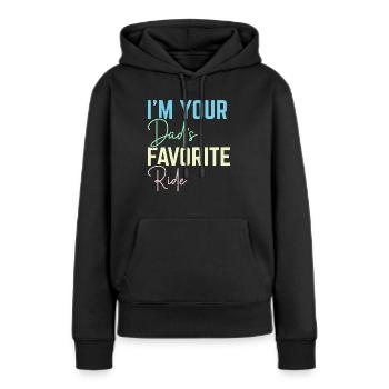 Liebstes Gefährt deines Vater - Frauen Premium Bio Hoodie - Schwarz - Vorne - Julia (174cm)