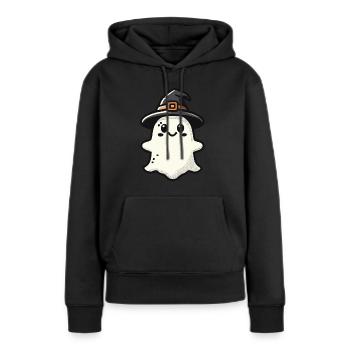 Lustiger Hexen Geist Gespenstische Party - Frauen Premium Bio Hoodie - Schwarz - Vorne - Julia (174cm)