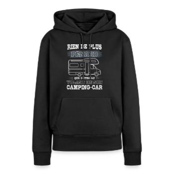 Motorhome, Humor Motorhome - Women’s Premium Organic Hoodie - black - Front - Julia (174cm)