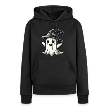 Lustiger Hexen Geist Gespenstische Party - Frauen Premium Bio Hoodie - Schwarz - Vorne - Julia (174cm)