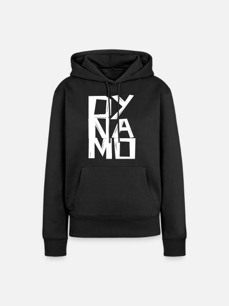 -DY-NA-MOs- - Frauen Premium Bio Hoodie - Schwarz