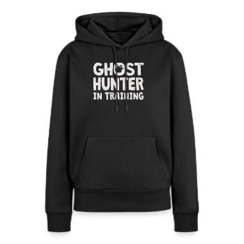 Ghost Hunter Paranormal Investigator Geisterjagd - Frauen Premium Bio Hoodie - Schwarz - Vorne - Julia (174cm)