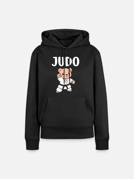 judo - Women’s Premium Organic Hoodie - black