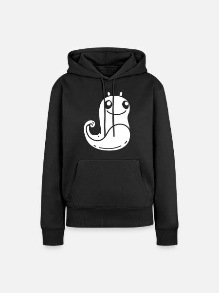 Slug 3 - Frauen Premium Bio Hoodie - Schwarz