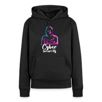 Cybersicherheitsexpertise von ethischen Hackern - Frauen Premium Bio Hoodie - Schwarz - Vorne - Julia (174cm)