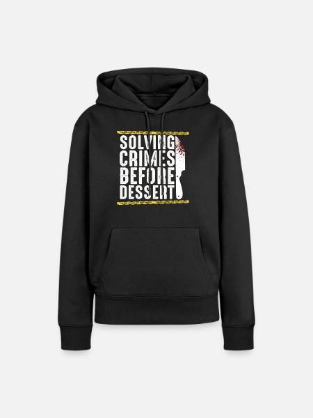 Krimi-Dinner-Spaß-Nacht - Frauen Premium Bio Hoodie - Schwarz