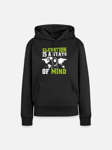 Geografische Informationssysteme - Frauen Premium Bio Hoodie - Schwarz