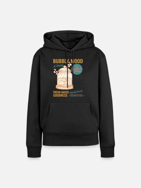 Sauerteigbrot Backbäcker Sauerteigstarter - Frauen Premium Bio Hoodie - Schwarz