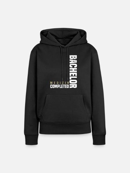 Bachelor Medizin - Frauen Premium Bio Hoodie - Schwarz