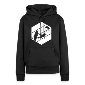 Kitesurf Femmes Kitesurf Kitesurf Kitesurf Kitesurf - Sweat à capuche Premium bio Femme - noir - Devant - Julia (174cm)