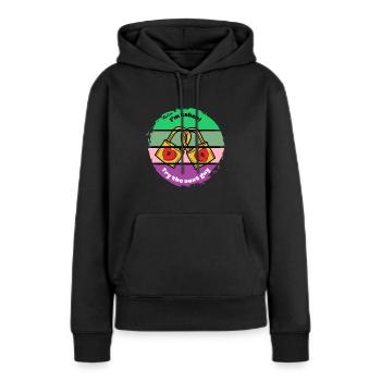 I'm taken try the next guy - Women’s Premium Organic Hoodie - black - Front - Julia (174cm)