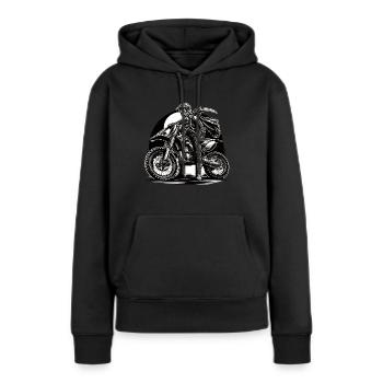 Midnight Rider - Women’s Premium Organic Hoodie - black - Front - Julia (174cm)