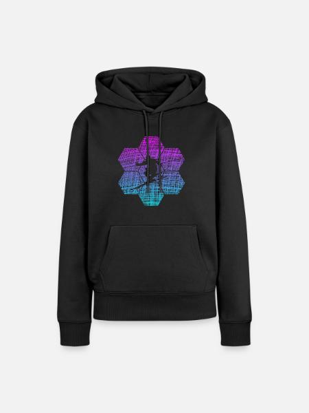 Ski Skiing - Frauen Premium Bio Hoodie - Schwarz
