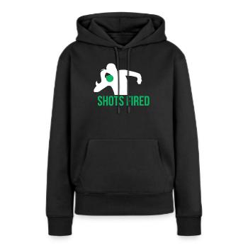 Shots Fired Shirt Shot Put Gift - Women’s Premium Organic Hoodie - black - Front - Julia (174cm)