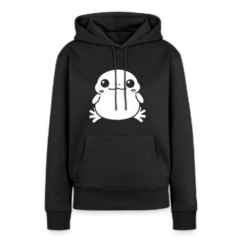 Têtard - Sweat à capuche Premium bio Femme - noir - Devant - Julia (174cm)