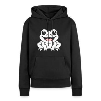 toad - Women’s Premium Organic Hoodie - black - Front - Julia (174cm)