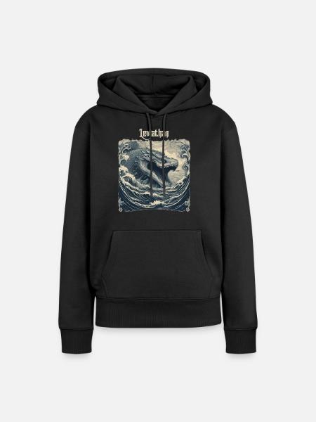 Leviathan - Frauen Premium Bio Hoodie - Schwarz