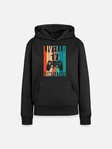 Stufe 17 - Frauen Premium Bio Hoodie - Schwarz