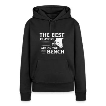 Piano Piano Électrique Piano Piano Debout Piano - Sweat à capuche Premium bio Femme - noir - Devant - Julia (174cm)