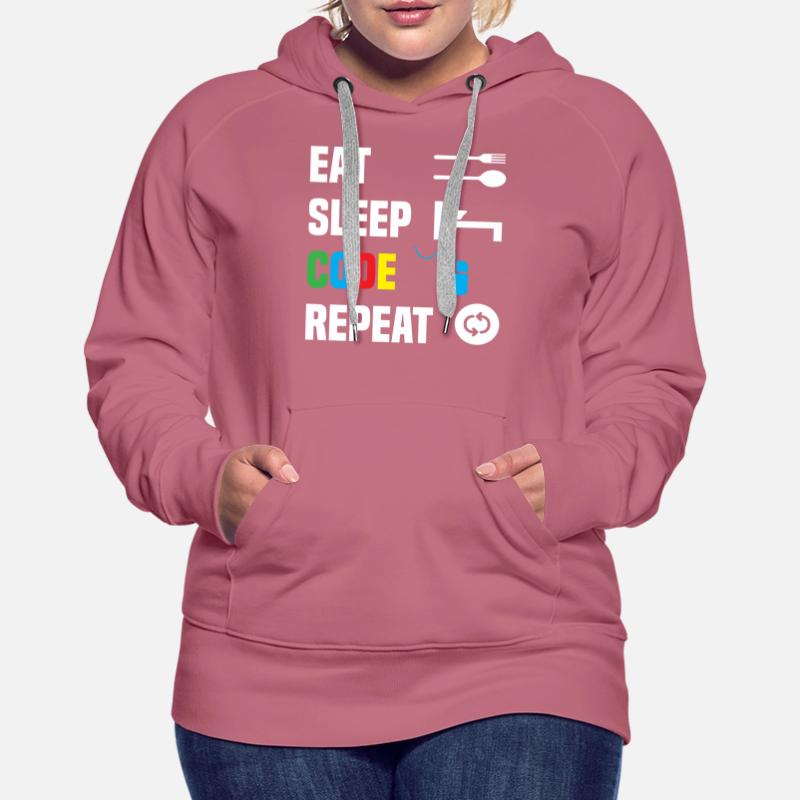 Code Encoding Coder Encoding Computer Scientist Women’s Premium Organic Hoodie
