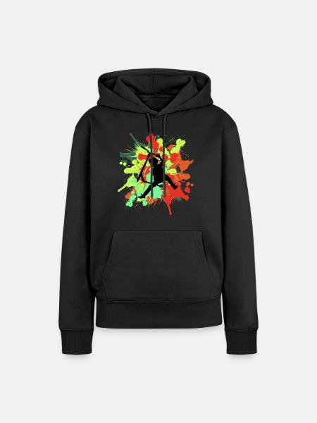 Freestyle Scooter - Frauen Premium Bio Hoodie - Schwarz