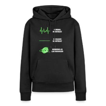 Lab Manager Nursing Assistant Lab - Frauen Premium Bio Hoodie - Schwarz - Vorne - Julia (174cm)