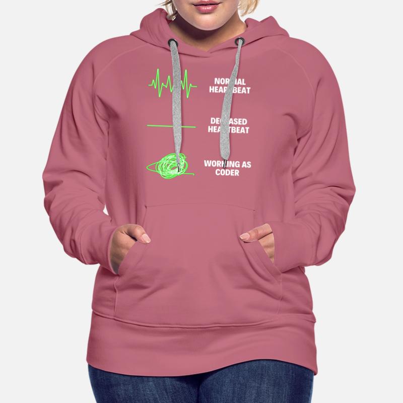 Coder Professional Worker Software Developer Jobs Women’s Premium Organic Hoodie