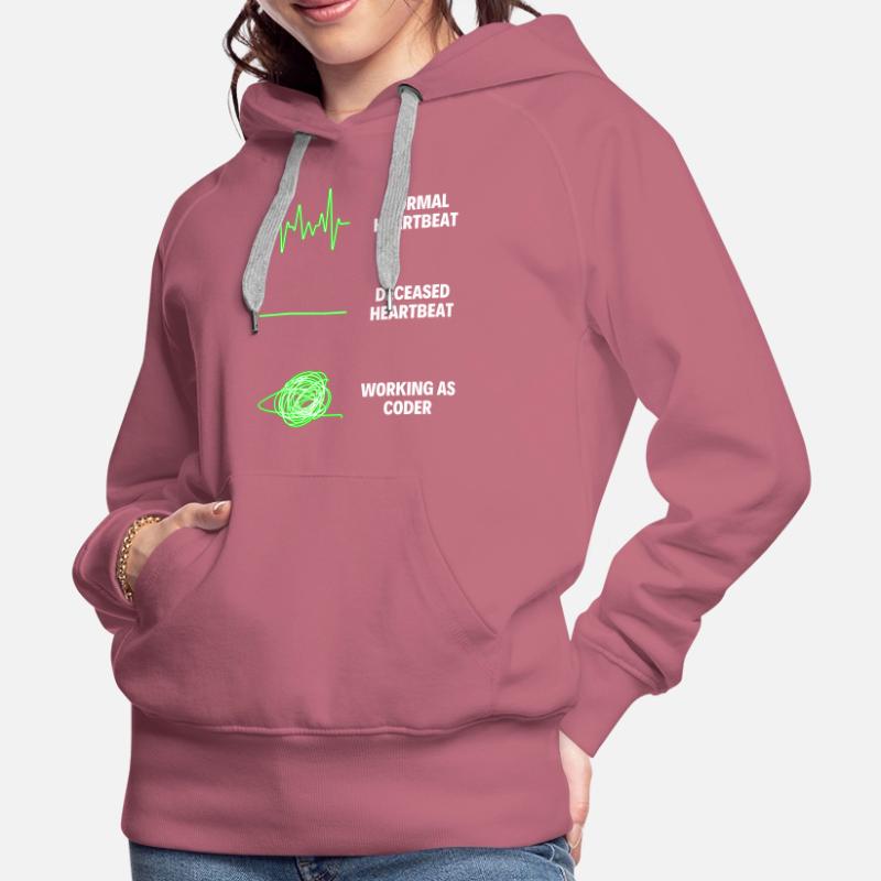 Coder Professional Worker Software Developer Jobs Women’s Premium Organic Hoodie