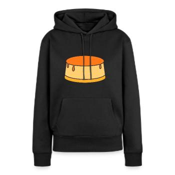 Obsttorte - Frauen Premium Bio Hoodie - Schwarz - Vorne - Julia (174cm)