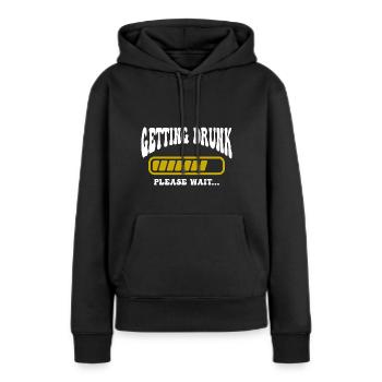 Alkohol Party Trinkspiel Saufen Betrunken - Frauen Premium Bio Hoodie - Schwarz - Vorne - Julia (174cm)