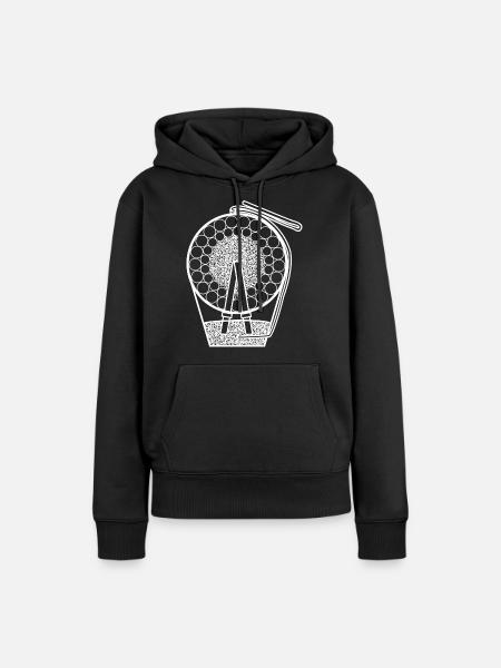 Feuerwerk Kugelbombe Pyrotechnik - Frauen Premium Bio Hoodie - Schwarz