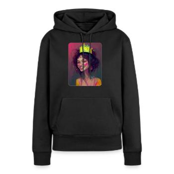 Party Princess - Women’s Premium Organic Hoodie - black - Front - Julia (174cm)