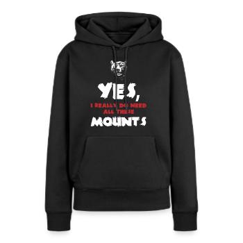 Taxidermie, Taxidermist, Erhaltung Von Tieren - Frauen Premium Bio Hoodie - Schwarz - Vorne - Julia (174cm)